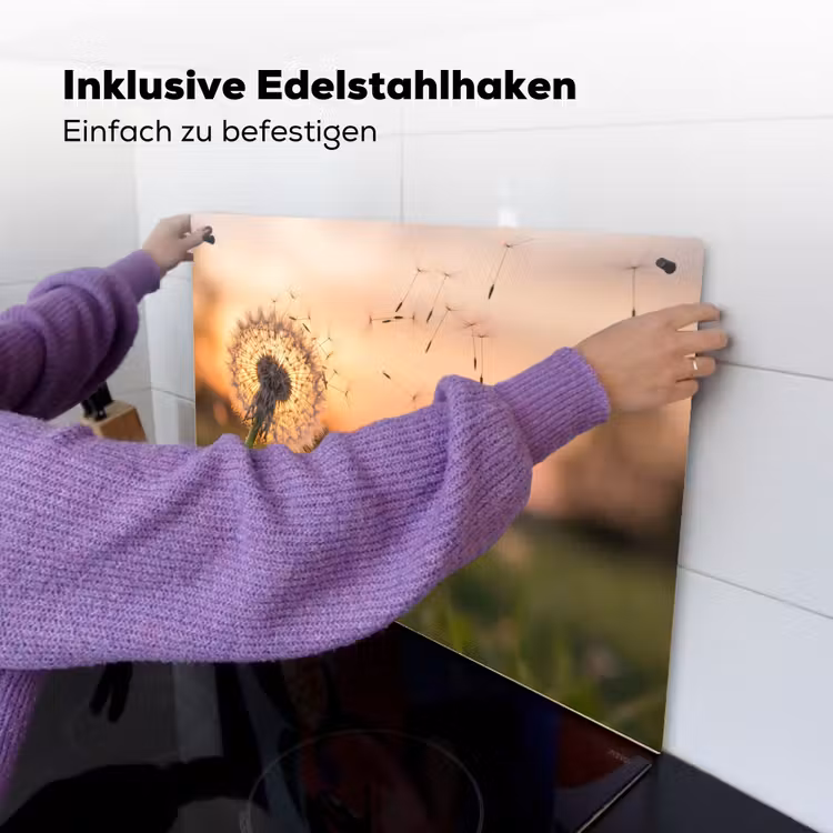 Paardenbloem - Zonsondergang - Veld Inductie beschemer met haakjes klein -ky-ophangen-de