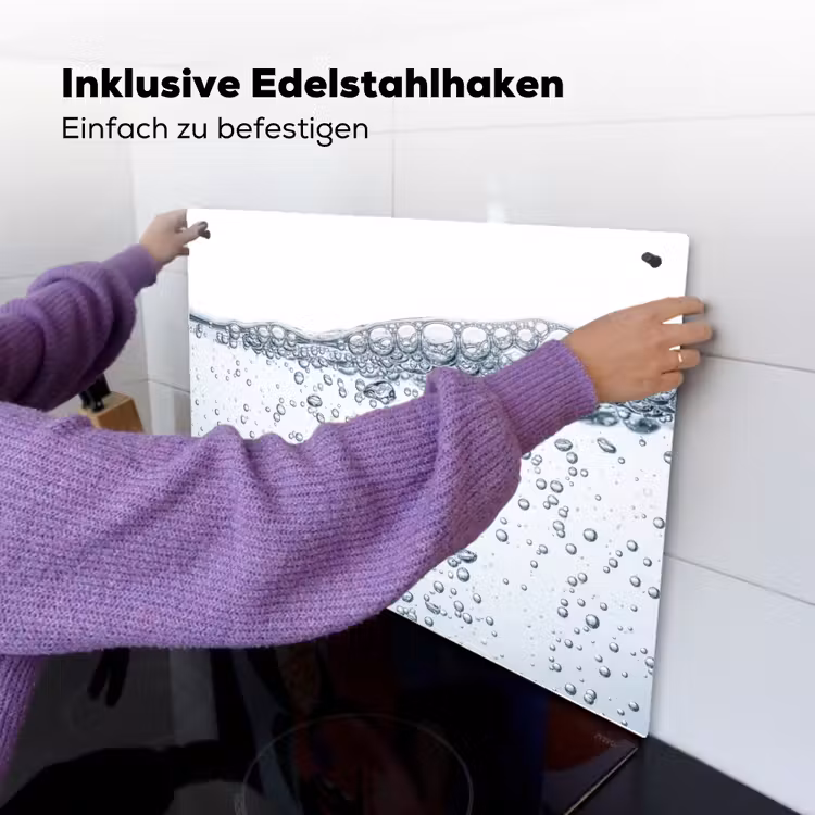 Luchtbellen - Water - Dynamisch Inductie beschemer met haakjes klein -ky-ophangen-de