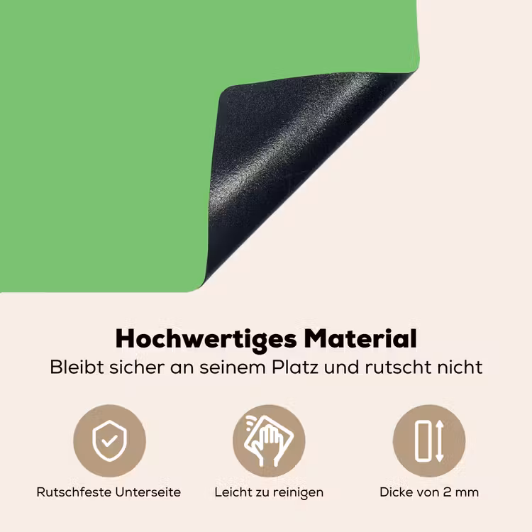 Meadow - Green - Groen Inductie beschemer met haakjes klein 777 -ky-onderkant-de