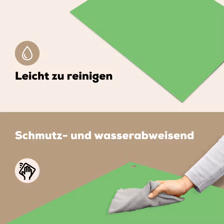 Meadow - Green - Groen Inductie beschemer met haakjes klein 777 -ky-schoon-de