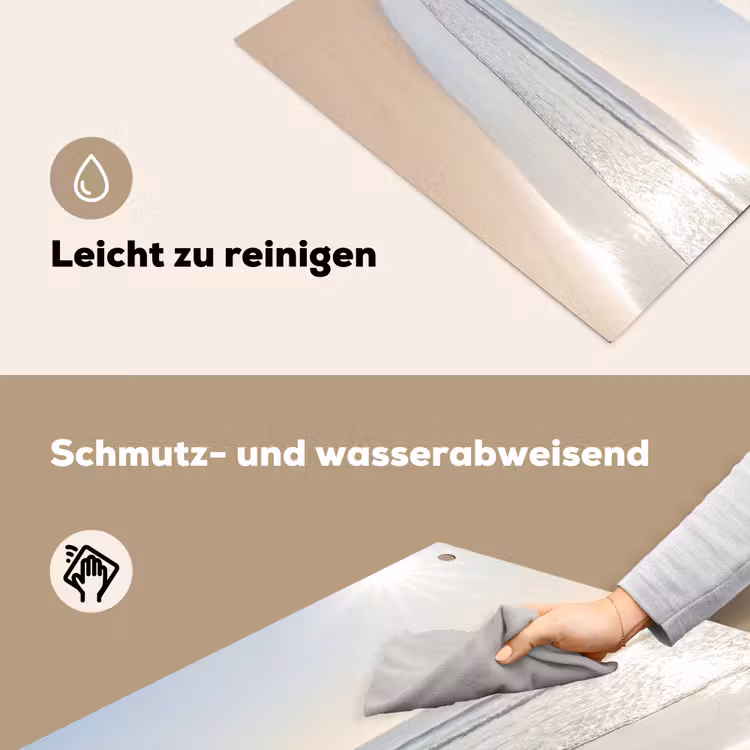 Zee - Zon - Zand Inductie beschemer met haakjes klein -ky-schoon-de