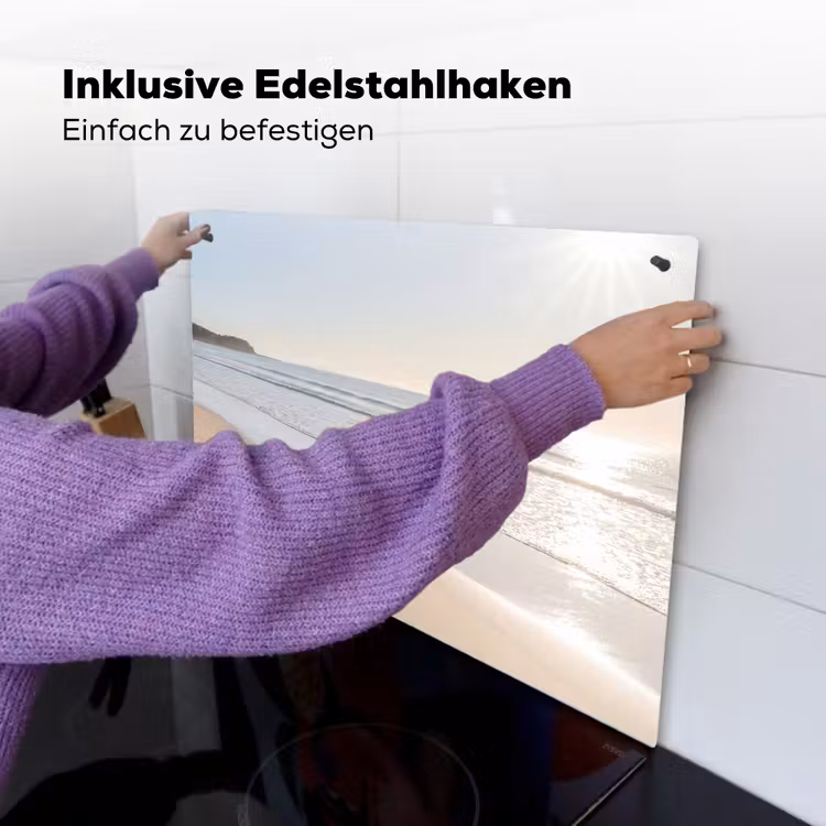 Zee - Zon - Zand Inductie beschemer met haakjes klein -ky-ophangen-de