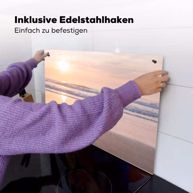 Zee - Vogels - Strand Inductie beschemer met haakjes klein -ky-ophangen-de