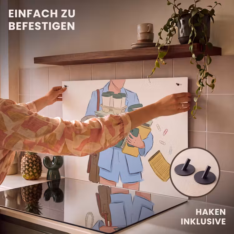 Mens - Kantoorartikelen - Werk - Modern Inductie beschemer met haakjes klein -ky-ophangen-de