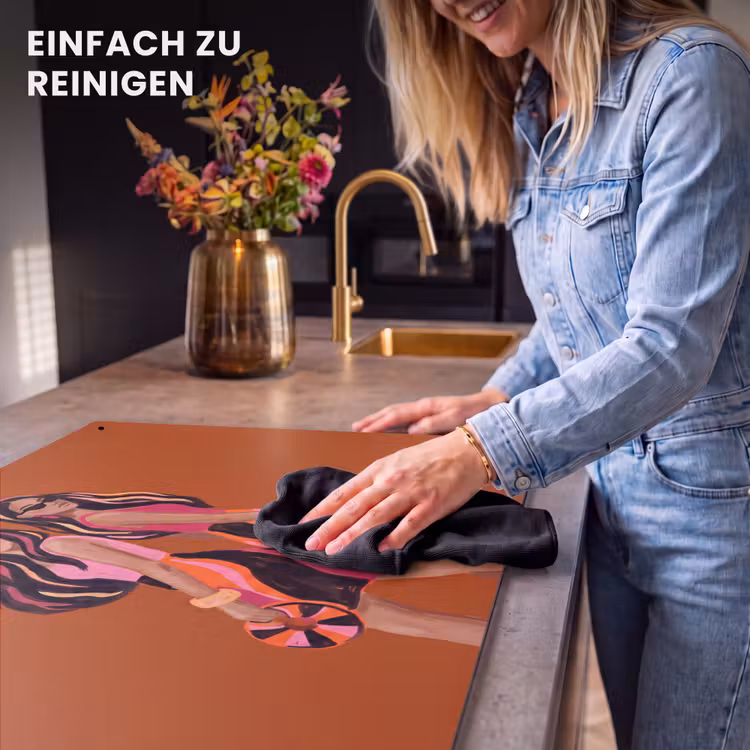 Mensen - Duo - Mode - Illustratie - Kleurrijk Inductie beschemer met haakjes klein -ky-schoon-de