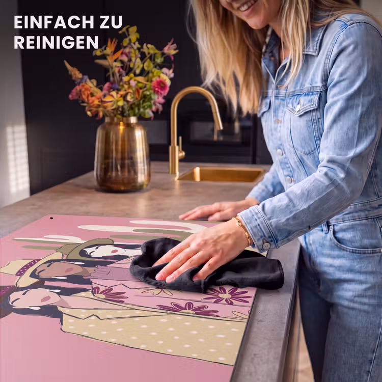 Mensen - Hoeden - Abstract - Roze - Portret Inductie beschemer met haakjes klein -ky-schoon-de
