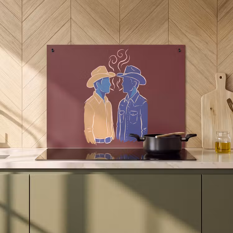Mensen - Profiel - Sigaret - Abstract - Kunst Inductie beschemer met haakjes klein -sfeer2