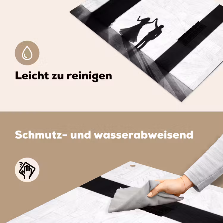 Mensen - Schaduw - Dans - Zwart-wit - Liefde Inductie beschemer met haakjes klein -ky-schoon-de