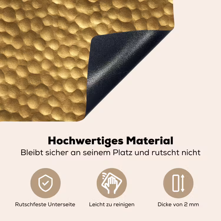 Metaal - Dynamisch - Goud Inductie beschemer met haakjes klein 777 -ky-onderkant-de