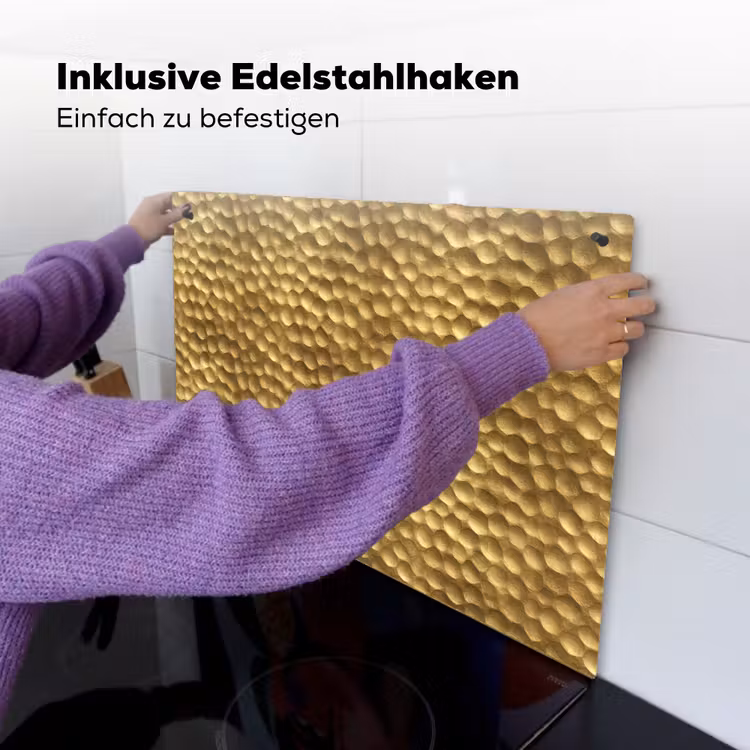 Metaal - Dynamisch - Goud Inductie beschemer met haakjes klein 777 -ky-ophangen-de