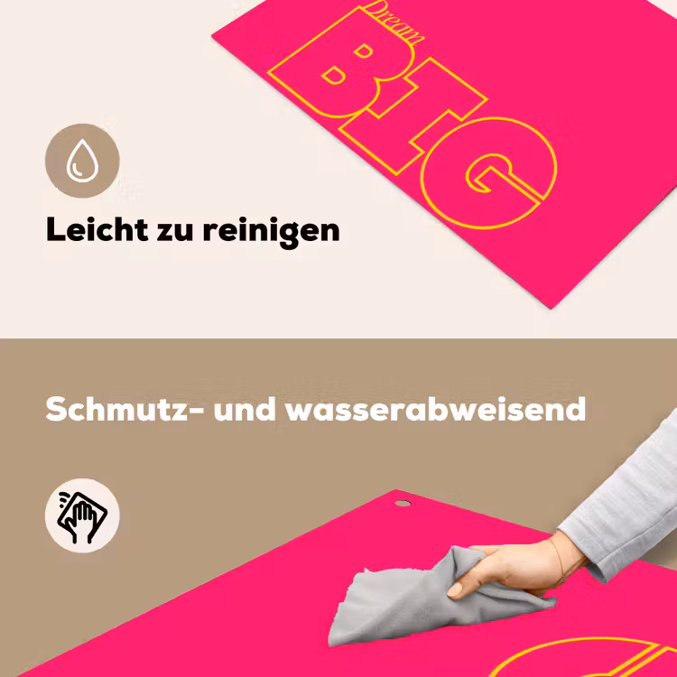 Minimalistisch - Roze - Dream big - Grafisch Inductie beschemer met haakjes klein -ky-schoon-de