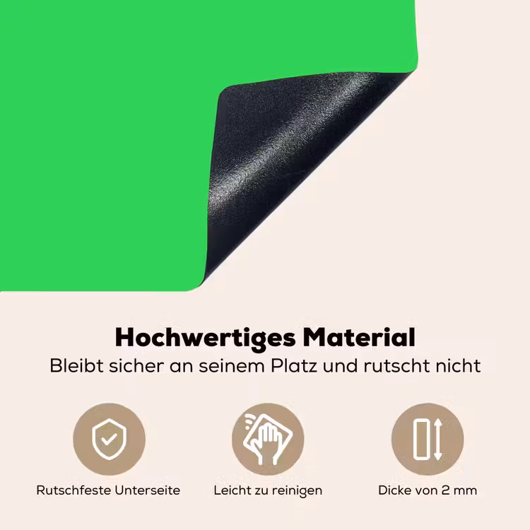 Mint - Green - Groen Inductie beschemer met haakjes klein 777 -ky-onderkant-de
