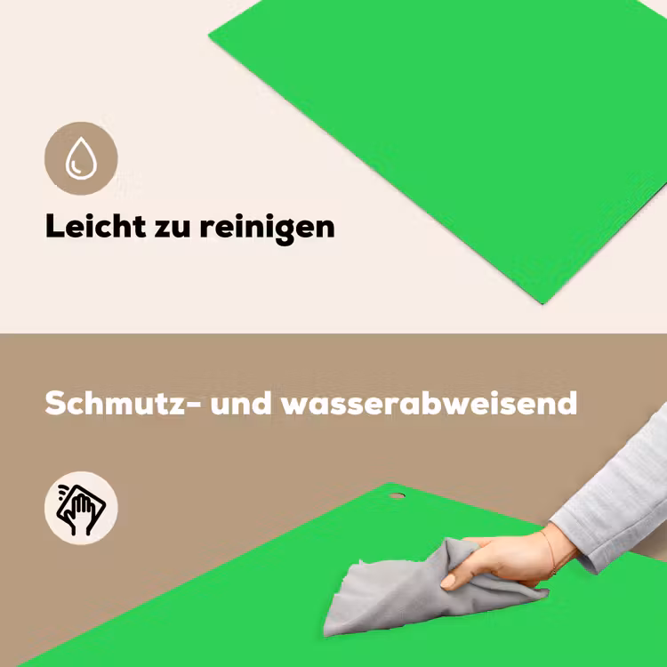 Mint - Green - Groen Inductie beschemer met haakjes klein 777 -ky-schoon-de