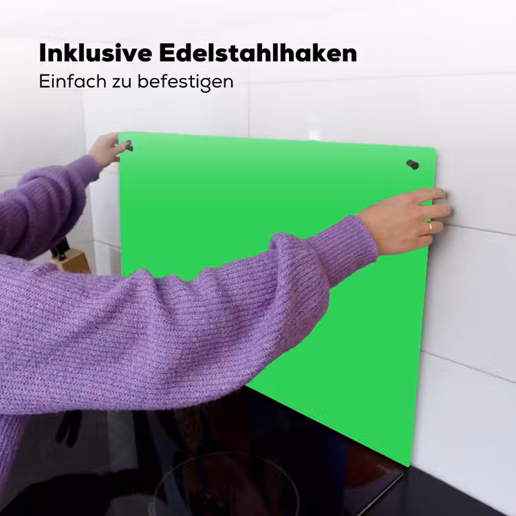 Mint - Green - Groen Inductie beschemer met haakjes klein 777 -ky-ophangen-de