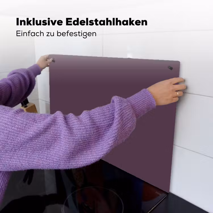 Midnight - Plum - Paars Inductie beschemer met haakjes klein 777 -ky-ophangen-de