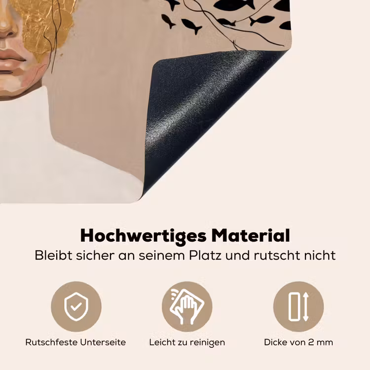 Modern - Vrouw - Goud Inductie beschemer met haakjes klein -ky-onderkant-de