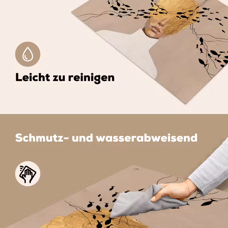 Modern - Vrouw - Goud Inductie beschemer met haakjes klein -ky-schoon-de