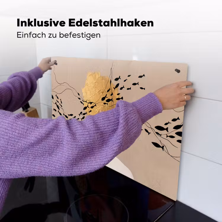 Modern - Vrouw - Goud Inductie beschemer met haakjes klein -ky-ophangen-de