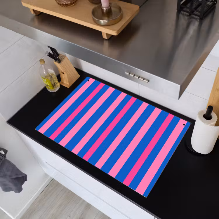 Modern - Optisch - Roze Inductie beschemer met haakjes klein 777 -sfeer1