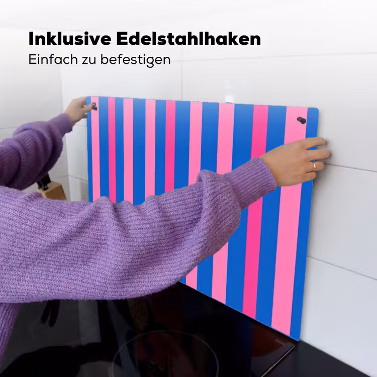Modern - Optisch - Roze Inductie beschemer met haakjes klein 777 -ky-ophangen-de