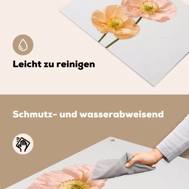 Papavers - Botanisch - Roze Inductie beschemer met haakjes klein -ky-schoon-de