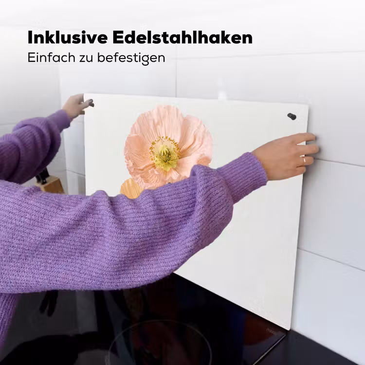 Papavers - Botanisch - Roze Inductie beschemer met haakjes klein -ky-ophangen-de