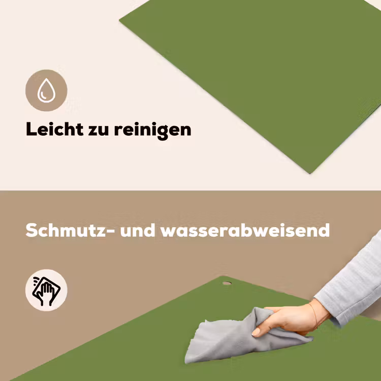 Moss - Green - Groen Inductie beschemer met haakjes klein 777 -ky-schoon-de