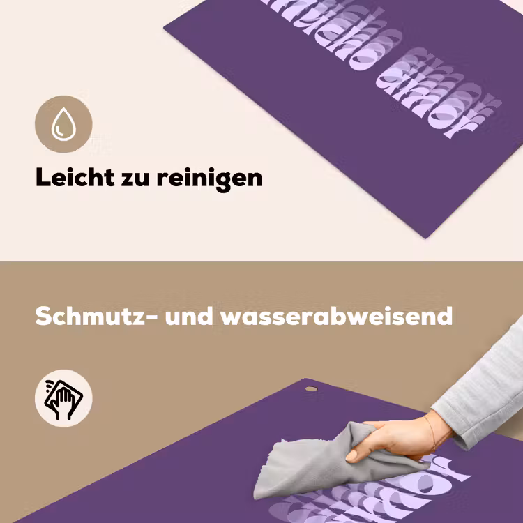 Mucho amor - Paars - Grafisch Inductie beschemer met haakjes klein -ky-schoon-de