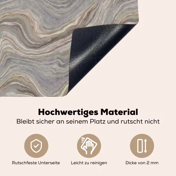 Patroon - Sereen - Paars - Groen Inductie beschemer met haakjes klein 777 -ky-onderkant-de