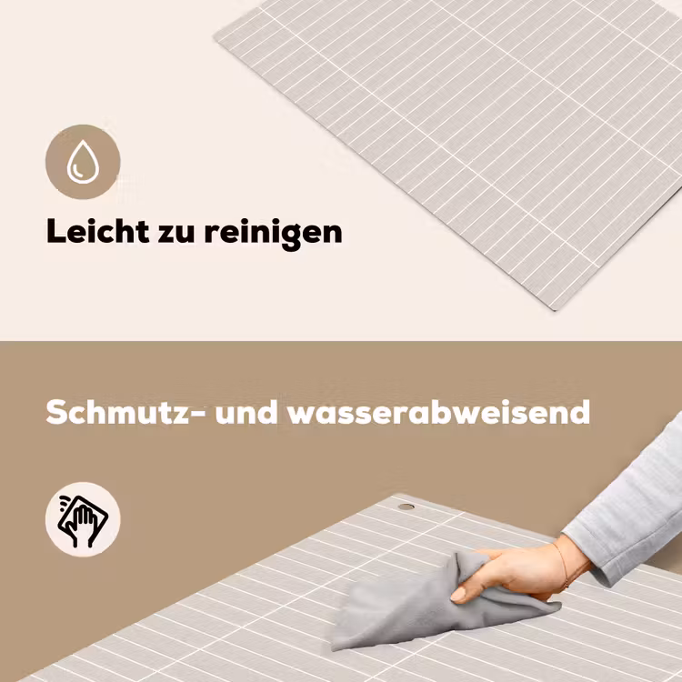 Patroon - Tegels - Zand Inductie beschemer met haakjes klein 777 -ky-schoon-de