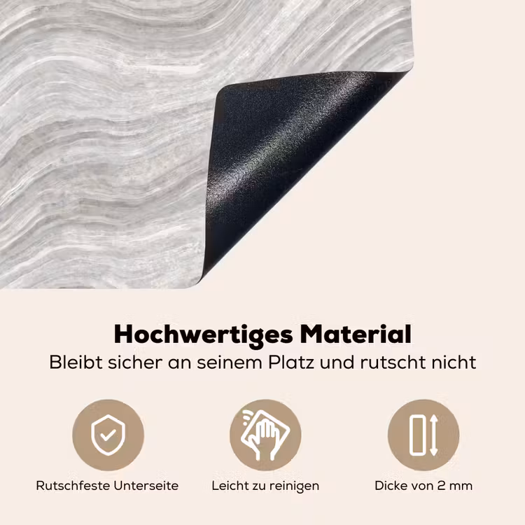 Patroon - Helder - Wit - Grijs Inductie beschemer met haakjes klein 777 -ky-onderkant-de