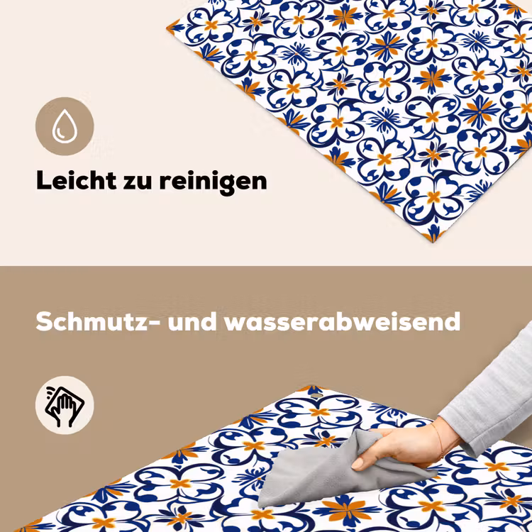 Patroon - Modern - Kleurrijk Inductie beschemer met haakjes klein 777 -ky-schoon-de