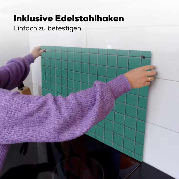 Patroon - Patroon - Smaragd Inductie beschemer met haakjes klein 777 -ky-ophangen-de