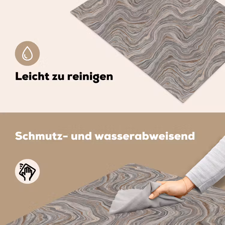 Patroon - Textuur - Grijs Inductie beschemer met haakjes klein 777 -ky-schoon-de