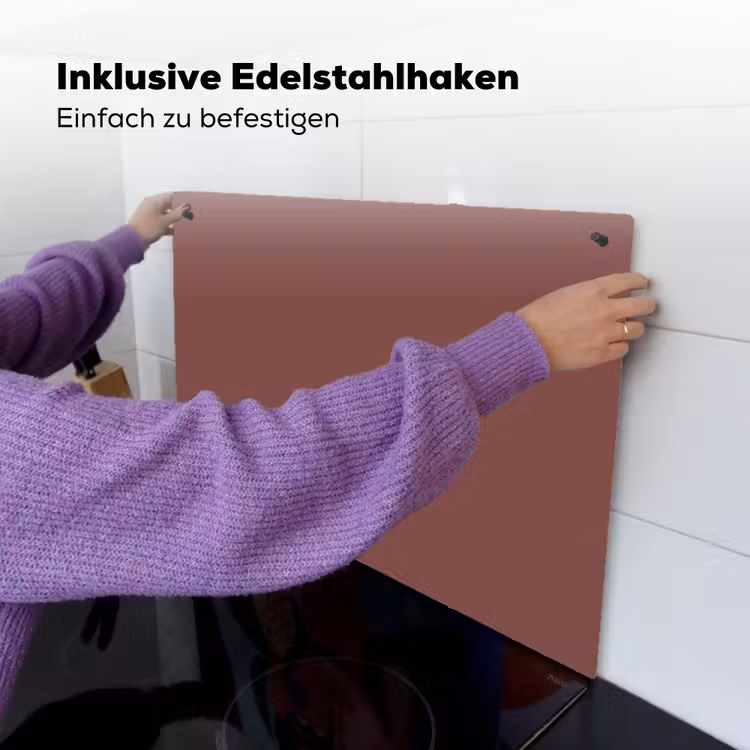 Muted - Raisin - Rood Inductie beschemer met haakjes klein 777 -ky-ophangen-de