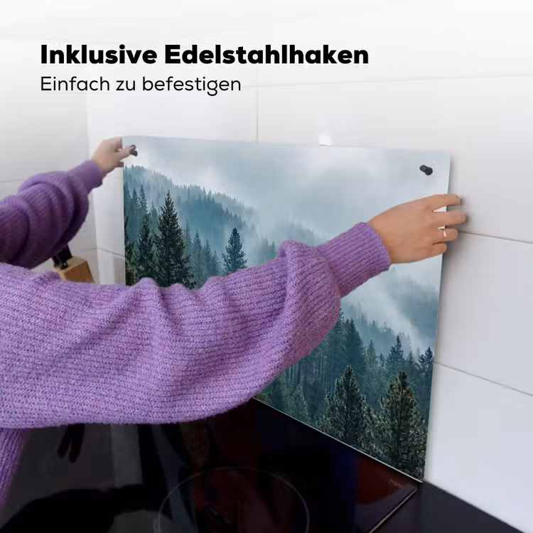 Naaldwoud - Bergen - Mist Inductie beschemer met haakjes klein -ky-ophangen-de