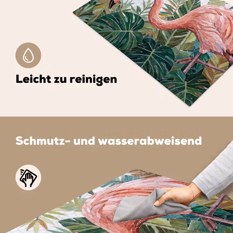 Natuur - Bladeren - Abstract - Groen - Vogel Inductie beschemer met haakjes klein -ky-schoon-de