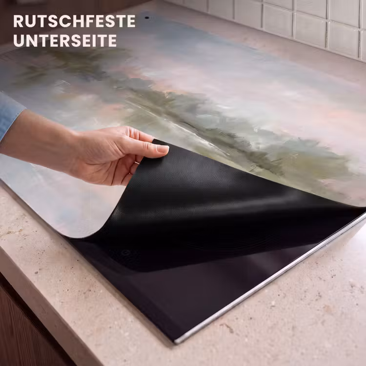 Natuur - Landschap - Abstract - Water - Groen Inductie beschemer met haakjes klein -ky-onderkant-de