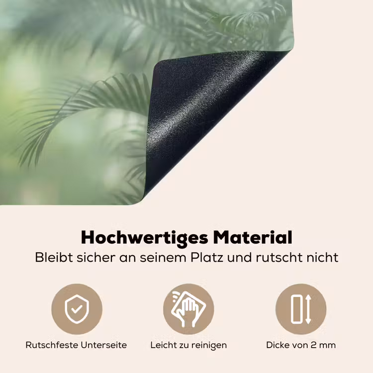 Natuur - Vervaagd - Groen - Abstract - Modern Inductie beschemer met haakjes klein -ky-onderkant-de