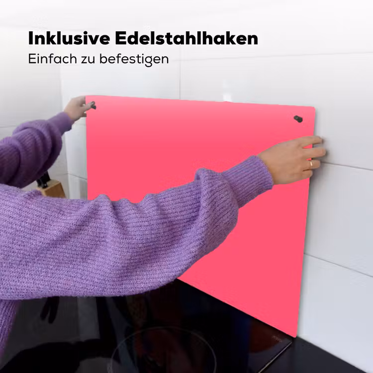 Neon - Flamingo - Roze Inductie beschemer met haakjes klein 777 -ky-ophangen-de