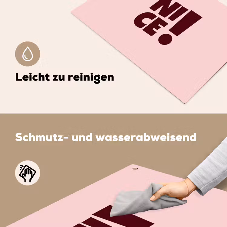 Nice - Uitroepteken - Roze Inductie beschemer met haakjes klein -ky-schoon-de