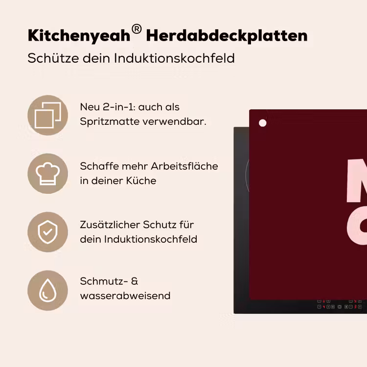 Nice - Uitroepteken - Rood Inductie beschemer met haakjes klein -ky-usp-de