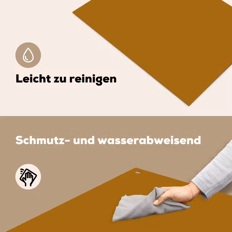Ocre - Gold - Geel Inductie beschemer met haakjes klein 777 -ky-schoon-de