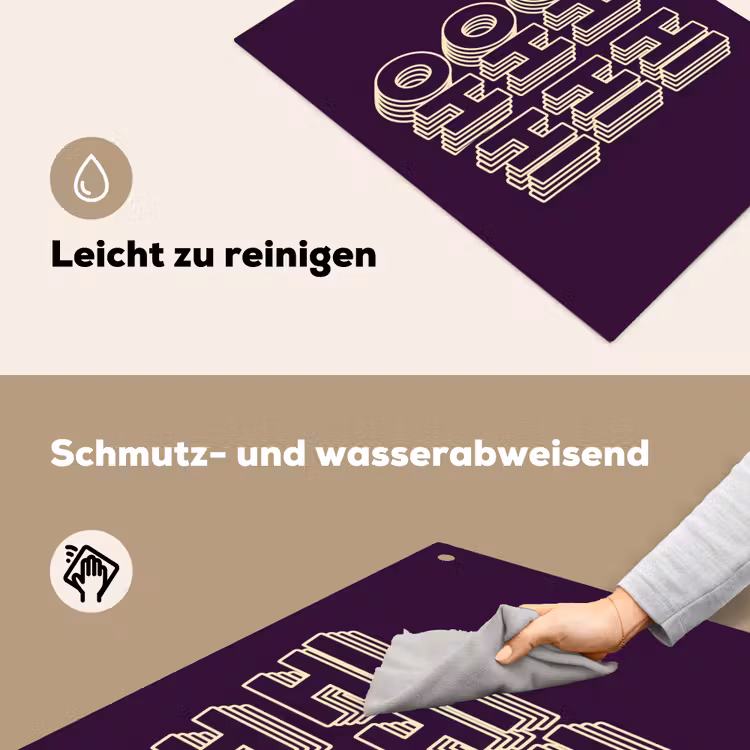 Oh hi - Paars - 3D Inductie beschemer met haakjes klein -ky-schoon-de