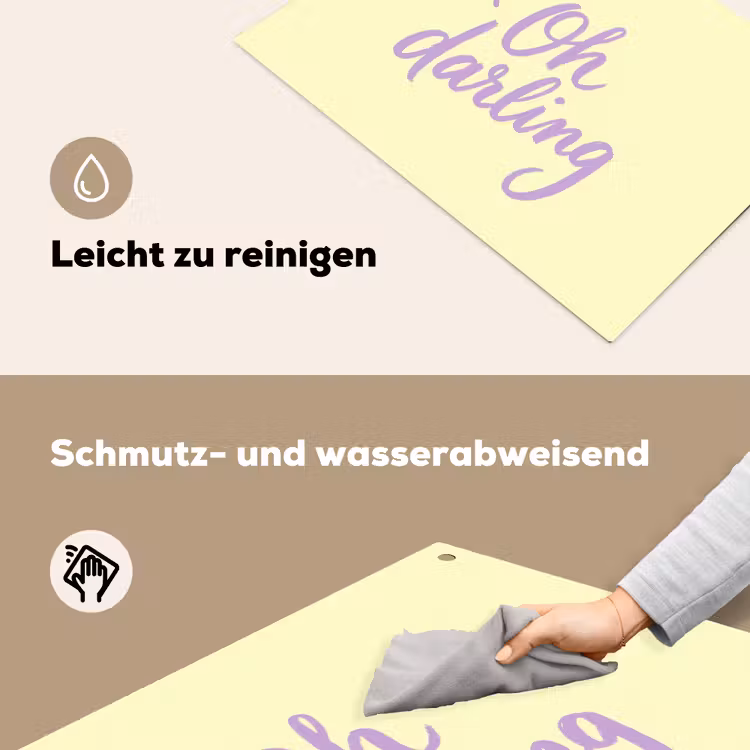 Oh darling - Geel - Hart Inductie beschemer met haakjes klein -ky-schoon-de
