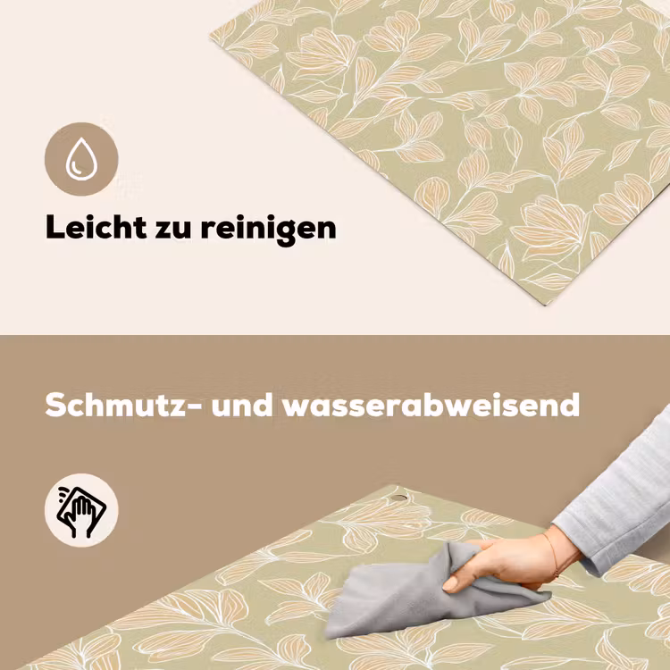 Organisch - Subtiel - Groen Inductie beschemer met haakjes klein 777 -ky-schoon-de