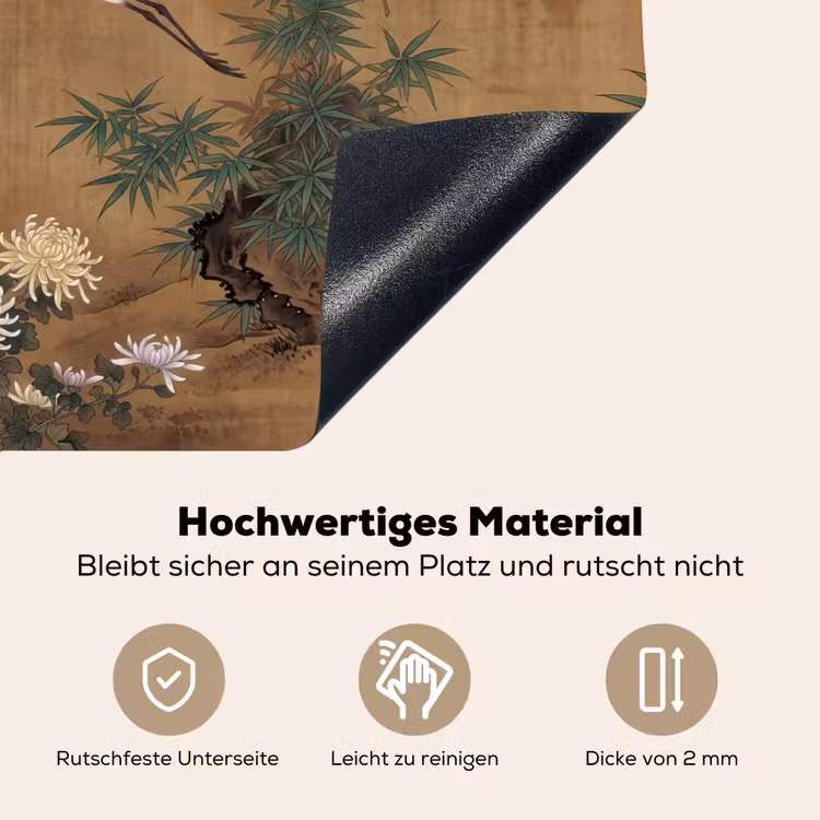 Oosters - Elegant - Kleurrijk Inductie beschemer met haakjes klein -ky-onderkant-de
