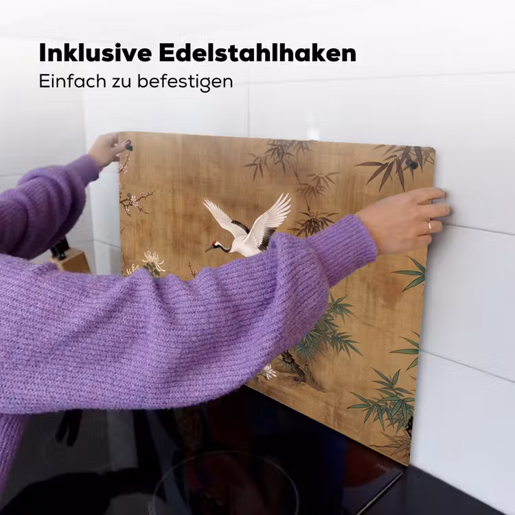 Oosters - Elegant - Kleurrijk Inductie beschemer met haakjes klein -ky-ophangen-de