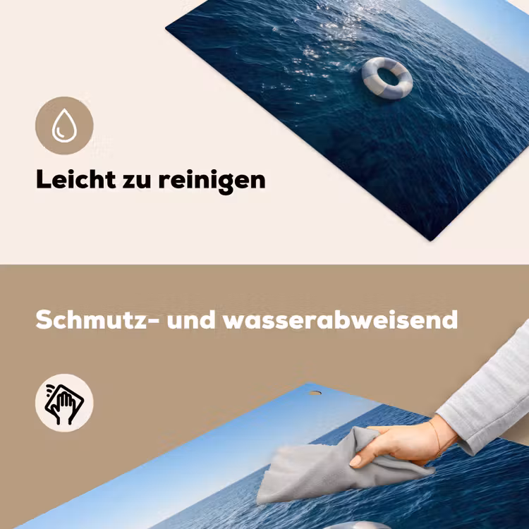 Oceaan - Zwemband - Horizon Inductie beschemer met haakjes klein -ky-schoon-de