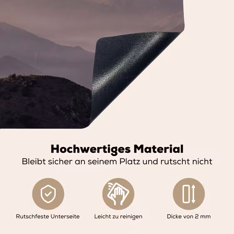 Panorama - Landschap - Bergen Inductie beschemer met haakjes klein -ky-onderkant-de